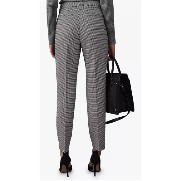 Reiss Perla Puppytooth Slim Trouser - Picture 2 of 6